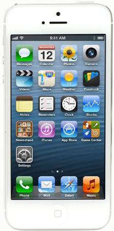 Смартфон Apple iPhone 5 32Gb White & Silver - Темрюк